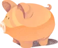 Piggy bank icon